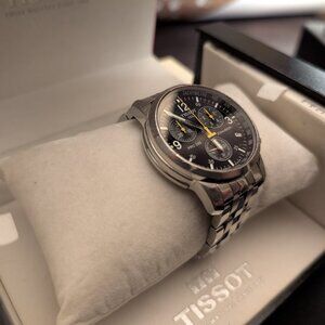 Tissot PRC 200 Quartz Chronograph Mens watch Black with box etc